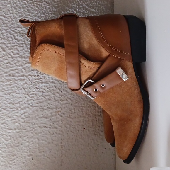 Chloe Shoes - Chloe Tan and Brown Ankle Boots